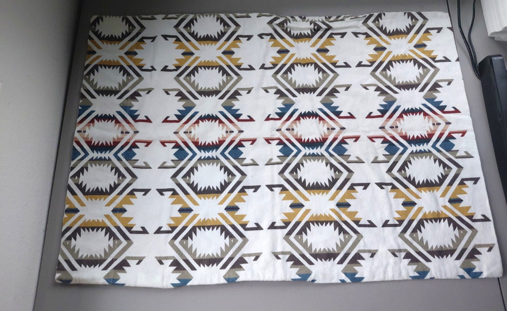 Pendleton White Sands Cotton Standard Flannel Pillowcase Southwest Cozy Vintage